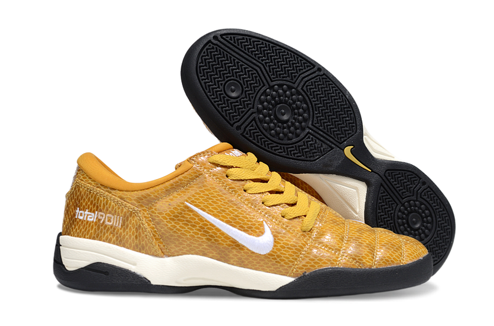 T90 Series IC Indoor Multi Ground MD Sole Soccer Shoes - Mink Brown/White/Black