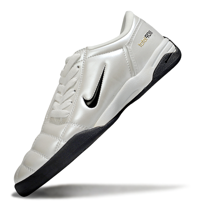 T90 Series IC Indoor Multi Ground MD Sole Soccer Shoes - Off White/Light Silver/Black