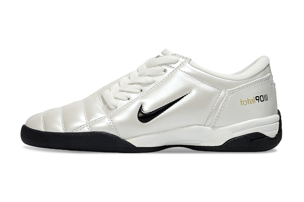 T90 Series IC Indoor Multi Ground MD Sole Soccer Shoes - Off White/Light Silver/Black