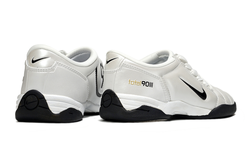 T90 Series IC Indoor Multi Ground MD Sole Soccer Shoes - Off White/Light Silver/Black