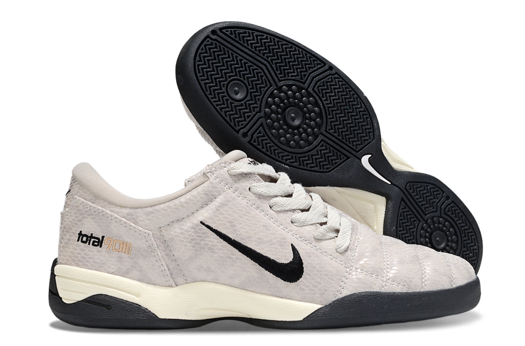 T90 Series IC Indoor Multi Ground MD Sole Soccer Shoes - Pale Ivory/White/Black