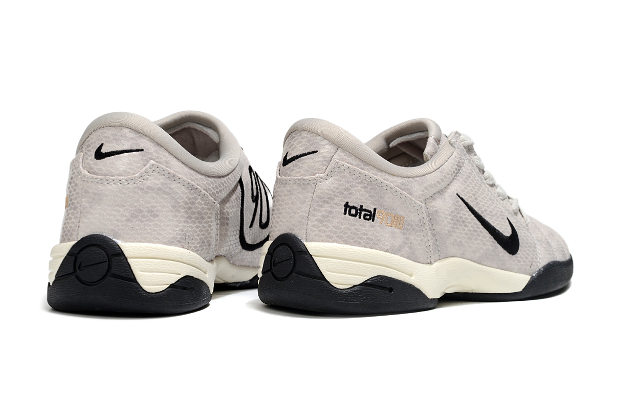 T90 Series IC Indoor Multi Ground MD Sole Soccer Shoes - Pale Ivory/White/Black