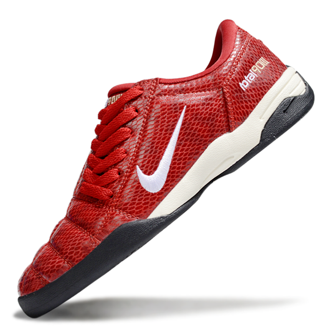 T90 Series IC Indoor Multi Ground MD Sole Soccer Shoes - Red/White/Black