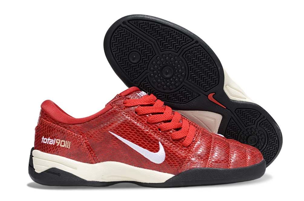 T90 Series IC Indoor Multi Ground MD Sole Soccer Shoes - Red/White/Black