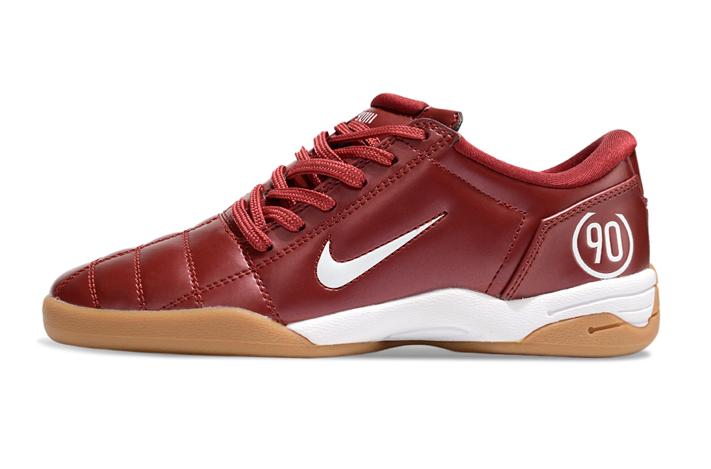 T90 Series IC Indoor Multi Ground MD Sole Soccer Shoes - Team Red/White/Brown