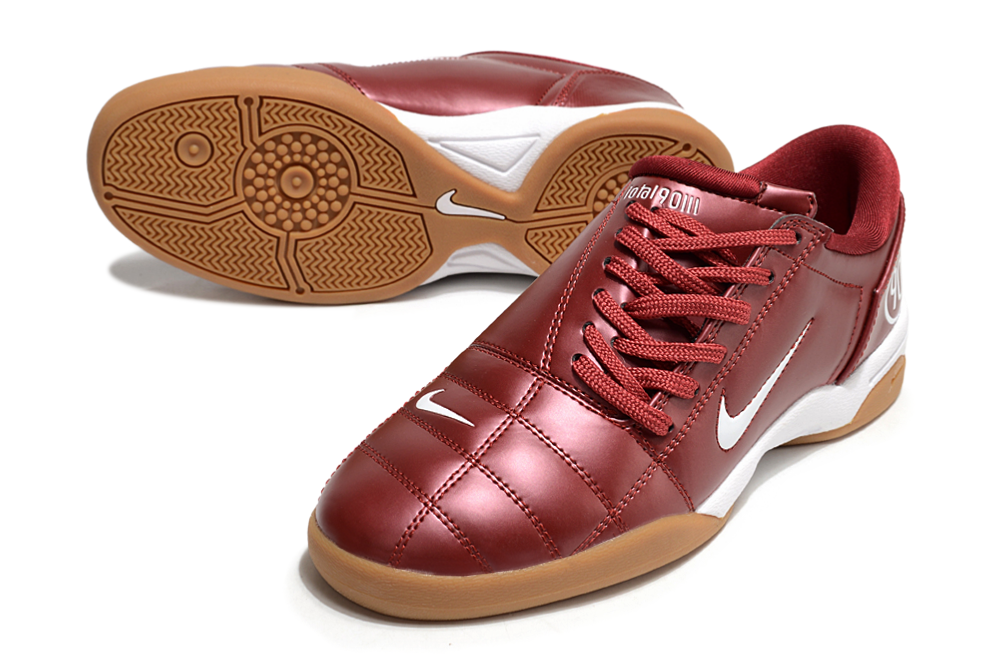 T90 Series IC Indoor Multi Ground MD Sole Soccer Shoes - Team Red/White/Brown