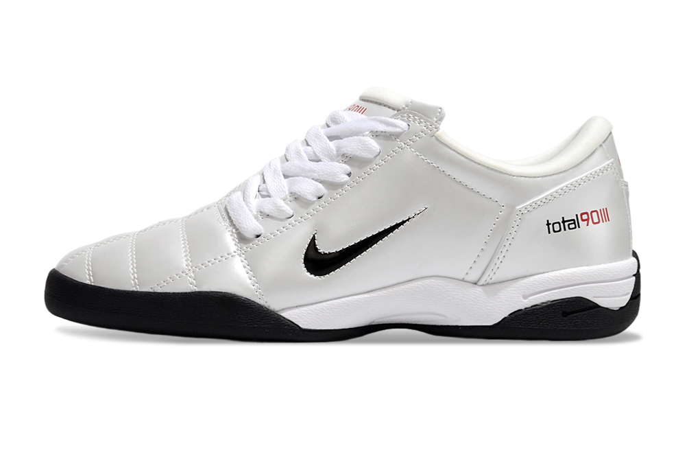 T90 Series IC Indoor Multi Ground MD Sole Soccer Shoes - White/Black/Orange