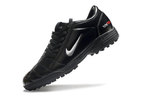 T90 Series MD Turf Soccer Shoes with Grass Spikes - Black/Metallic Silver