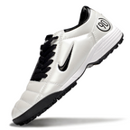 T90 Series MD Turf Soccer Shoes with Grass Spikes - Black/White