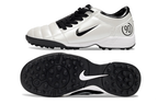 T90 Series MD Turf Soccer Shoes with Grass Spikes - Black/White