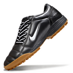 T90 Series MD Turf Soccer Shoes with Grass Spikes - Black/White/Brown