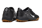 T90 Series MD Turf Soccer Shoes with Grass Spikes - Black/White/Brown
