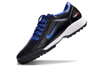T90 Series MD Turf Soccer Shoes with Grass Spikes - Blue Void/Black/White