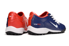 T90 Series MD Turf Soccer Shoes with Grass Spikes - Blue Void/Orange/White/Black