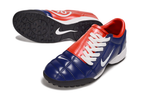 T90 Series MD Turf Soccer Shoes with Grass Spikes - Blue Void/Orange/White/Black