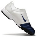 T90 Series MD Turf Soccer Shoes with Grass Spikes - Blue/White/Black