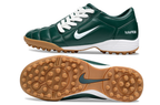 T90 Series MD Turf Soccer Shoes with Grass Spikes - Dark Green/White/Brown