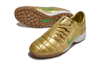 T90 Series MD Turf Soccer Shoes with Grass Spikes - Gold/Green/White/Brown