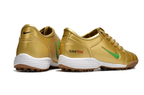 T90 Series MD Turf Soccer Shoes with Grass Spikes - Gold/Green/White/Brown