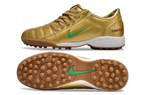 T90 Series MD Turf Soccer Shoes with Grass Spikes - Gold/Green/White/Brown