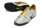 T90 Series MD Turf Soccer Shoes with Grass Spikes - Gold/White/Black