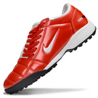 T90 Series MD Turf Soccer Shoes with Grass Spikes - Off White/Orange/White/Black