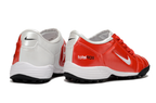 T90 Series MD Turf Soccer Shoes with Grass Spikes - Off White/Orange/White/Black