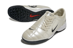 T90 Series MD Turf Soccer Shoes with Grass Spikes - Off White/White/Black
