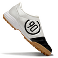T90 Series MD Turf Soccer Shoes with Grass Spikes - Off White/White/Black/Brown