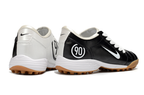 T90 Series MD Turf Soccer Shoes with Grass Spikes - Off White/White/Black/Brown