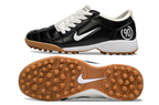 T90 Series MD Turf Soccer Shoes with Grass Spikes - Off White/White/Black/Brown