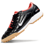T90 Series MD Turf Soccer Shoes with Grass Spikes - Orange/Black/White/Silver