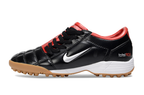 T90 Series MD Turf Soccer Shoes with Grass Spikes - Orange/Black/White/Silver