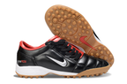 T90 Series MD Turf Soccer Shoes with Grass Spikes - Orange/Black/White/Silver
