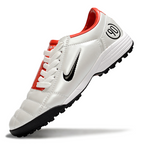 T90 Series MD Turf Soccer Shoes with Grass Spikes - Orange/White/Black