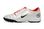 T90 Series MD Turf Soccer Shoes with Grass Spikes - Orange/White/Black