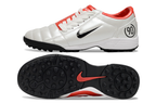 T90 Series MD Turf Soccer Shoes with Grass Spikes - Orange/White/Black
