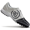T90 Series MD Turf Soccer Shoes with Grass Spikes - Smoke Grey/Black/White