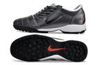 T90 Series MD Turf Soccer Shoes with Grass Spikes - Smoke Grey/Black/White