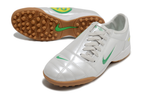 T90 Series MD Turf Soccer Shoes with Grass Spikes - White/Yellow/Green/Brown