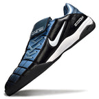 T90 Series Reverse Tongue Microfiber Indoor Flat Turf TF Soccer Shoes - Black/Blue/White