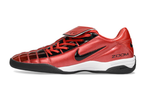 T90 Series Reverse Tongue Microfiber Indoor Flat Turf TF Soccer Shoes - Orange/Black/White