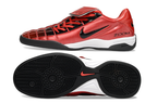 T90 Series Reverse Tongue Microfiber Indoor Flat Turf TF Soccer Shoes - Orange/Black/White