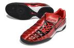 T90 Series Reverse Tongue Microfiber Indoor Flat Turf TF Soccer Shoes - Orange/Black/White