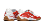 T90 Series Reverse Tongue Microfiber Indoor Flat Turf TF Soccer Shoes - White/Orange/Brown