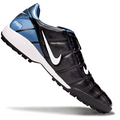 T90 Series Spiked Turf TF Soccer Shoes - Black/Blue/White