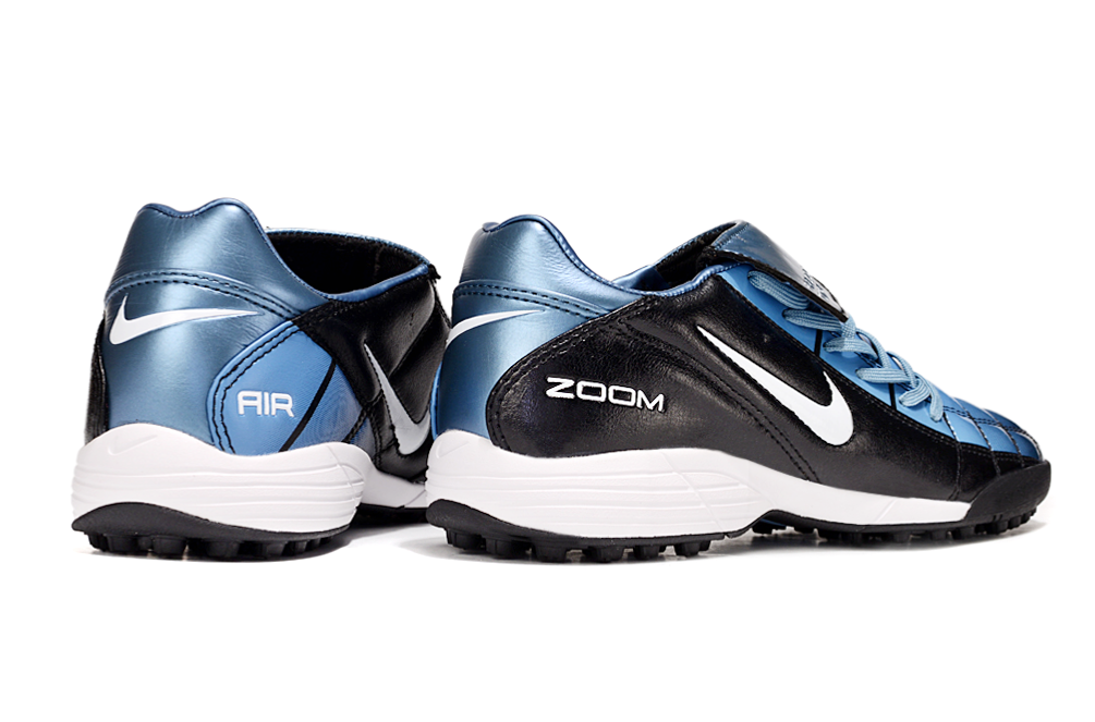 T90 Series Spiked Turf TF Soccer Shoes - Black/Blue/White