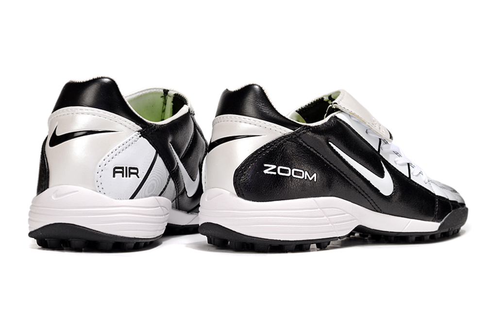 T90 Series Spiked Turf TF Soccer Shoes - Black/Gray/White