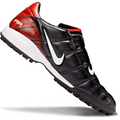 T90 Series Spiked Turf TF Soccer Shoes - Black/Red/White