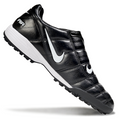 T90 Series Spiked Turf TF Soccer Shoes - Black/White